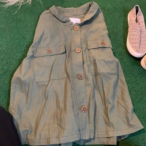 Hunter green oversized jacket